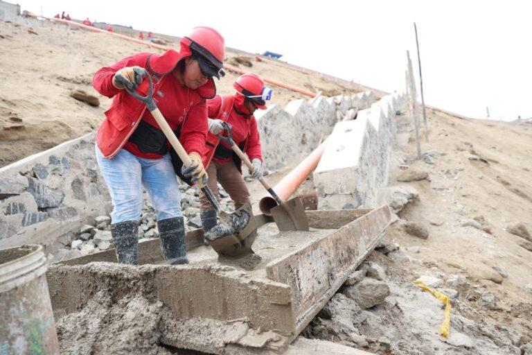 Punta Hermosa construye escalera que une malecón con la playa El Silencio